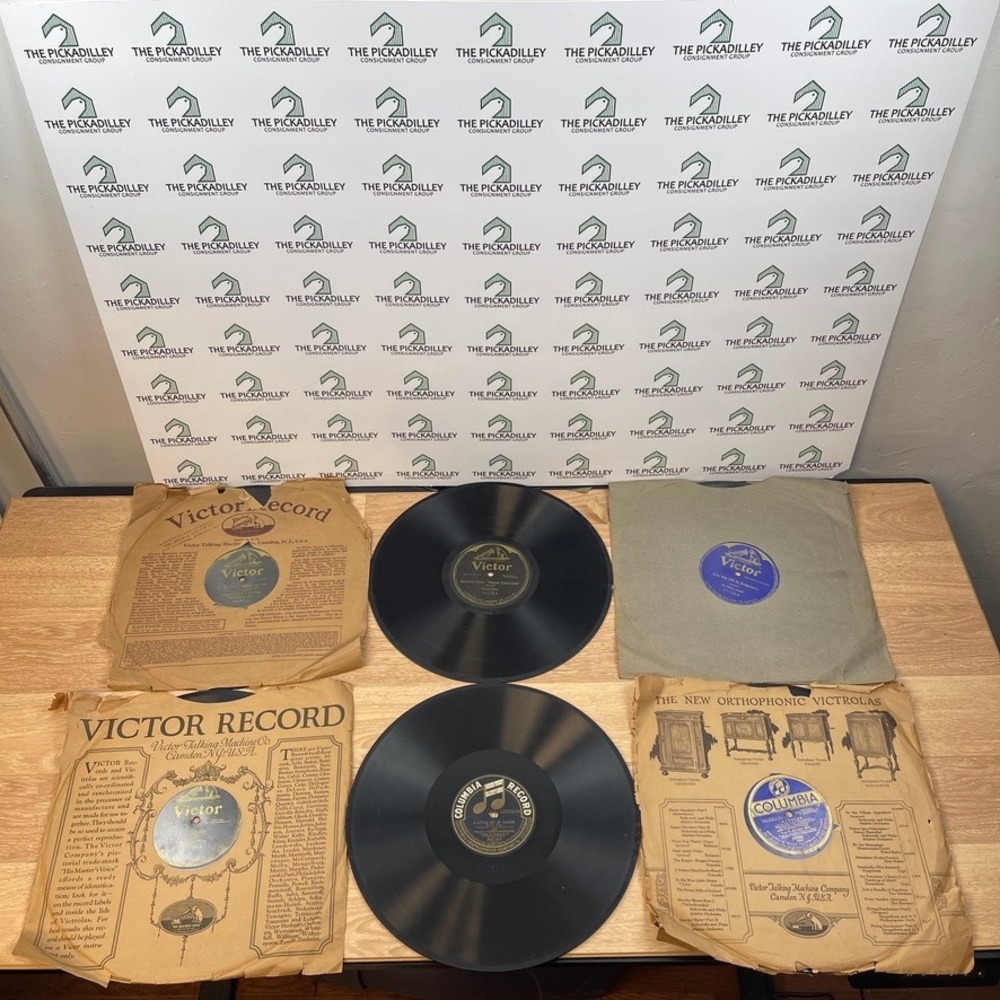 Vintage 78 RPM Record Lot Victor Columbia Shellac 10-12 Inch Sir Harry Lauder